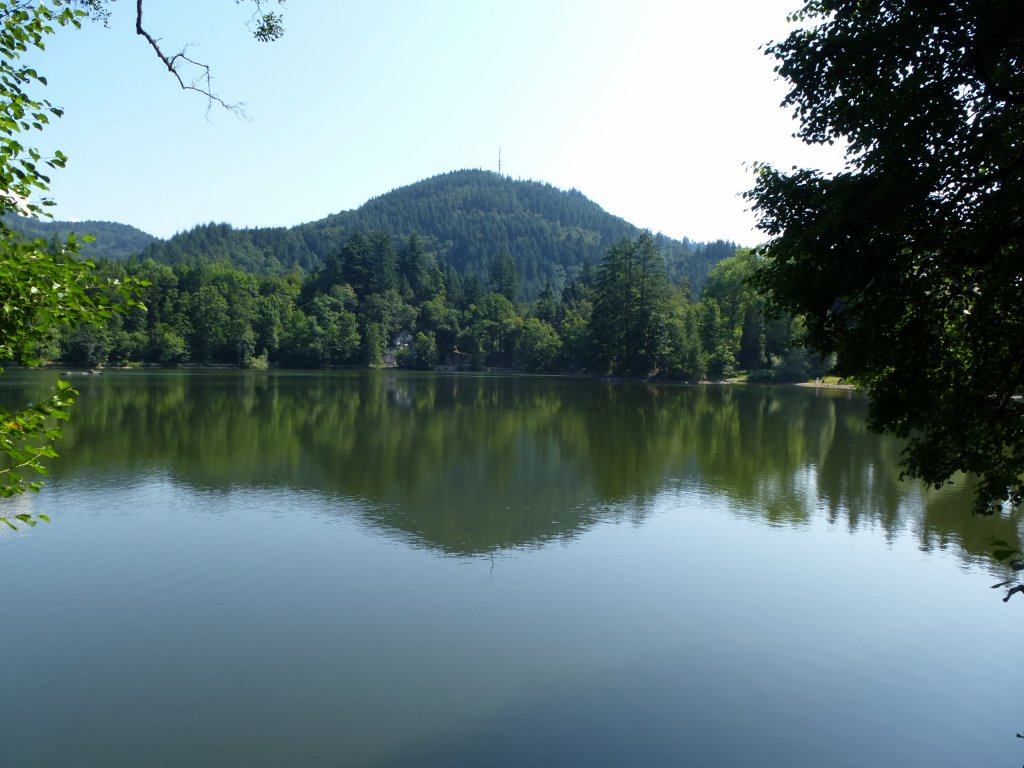 Bad Sckingen, Blick ber den Bergsee, Juli 2013