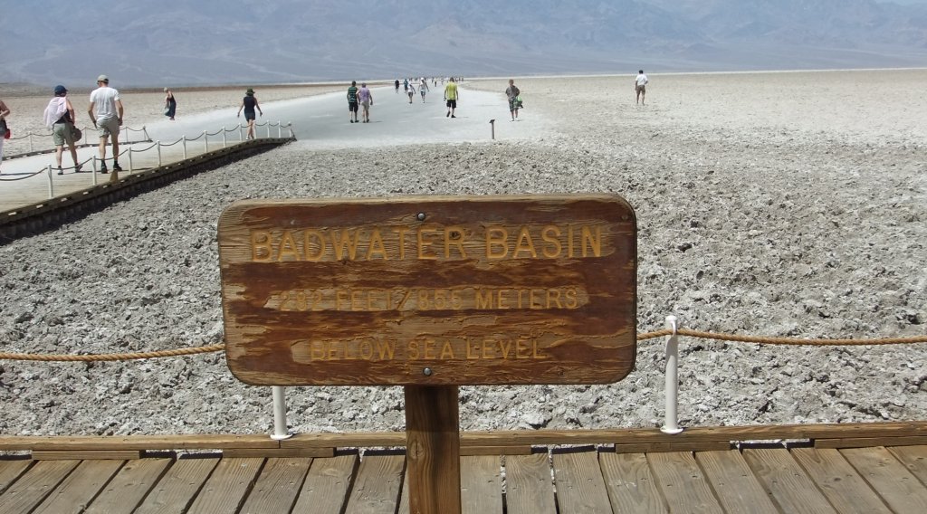 Bad Water in Death Valley, August 2012