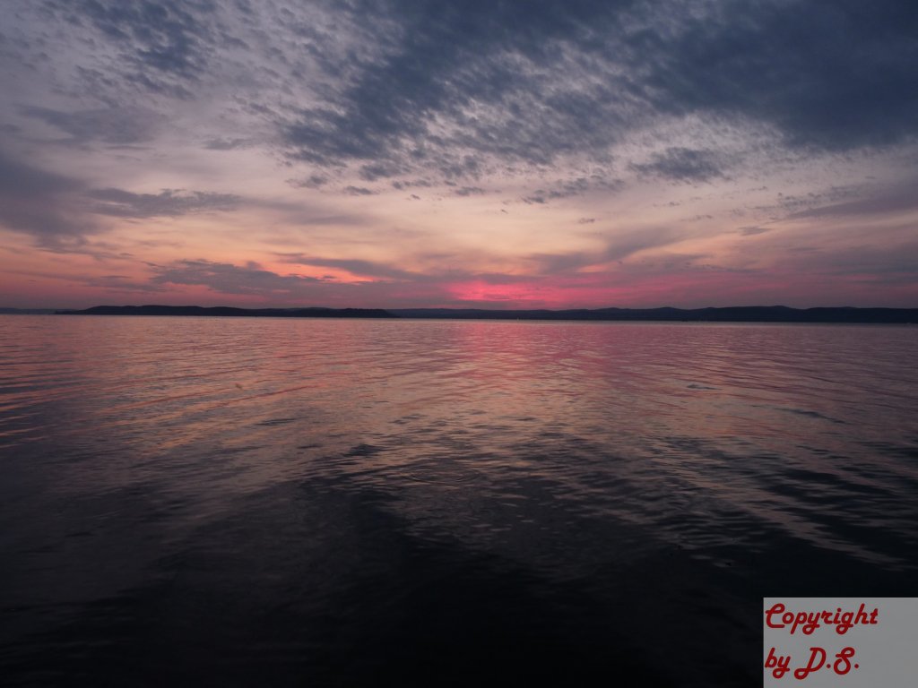 Balaton im Sonnenuntergang