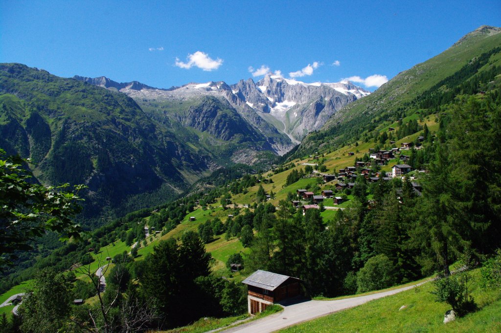 Bellwald, Blick auf das Wannerhorn 3906 M, (31.07.2010)