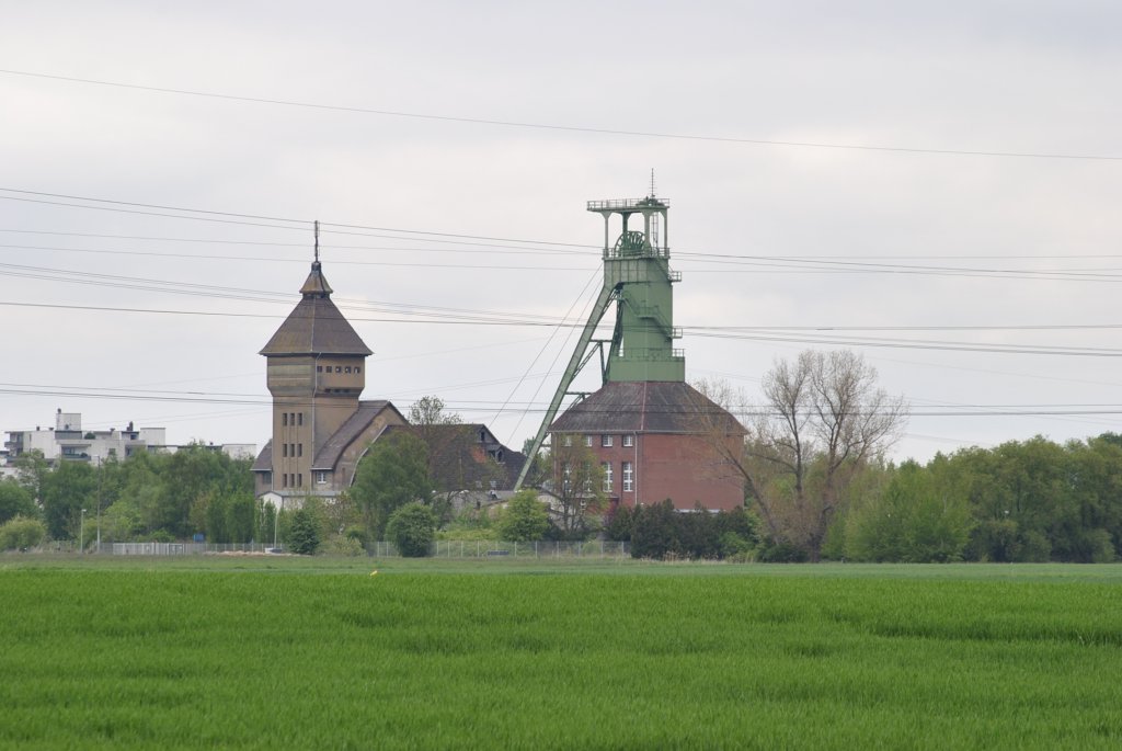 Bilder von der still gelegten Schachtanlage Kali&Salz in Lehrte. Aufmahme von 13.05.10 Bild 3 (Frderturm).