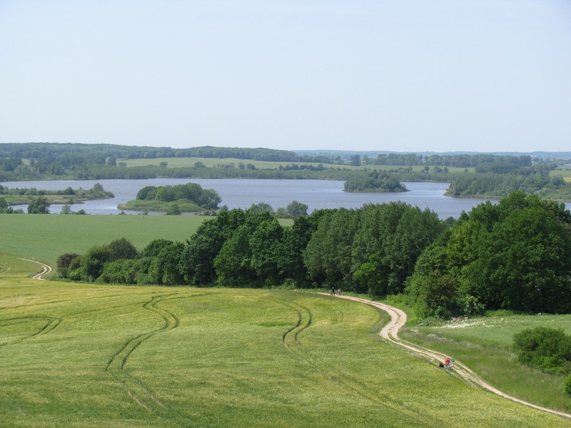 Blick vom Iserberg nahe Grevesmhlen zum Santower See, Grevesmhlen, OT Hamberge 31.05.2009