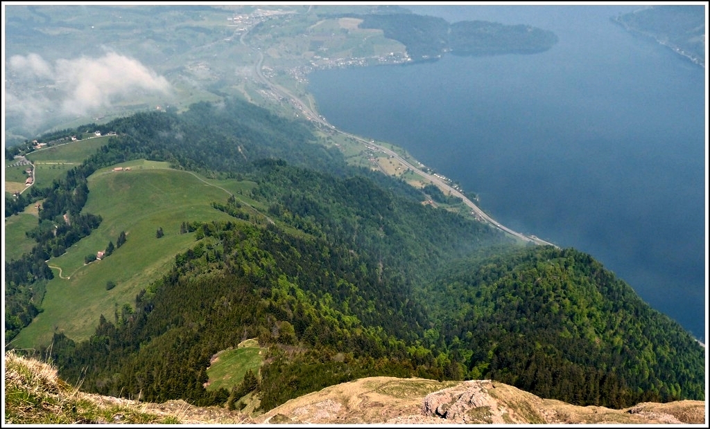 Blick von der Rigi auf den Zugersee. 24.05.2012 (Hans)