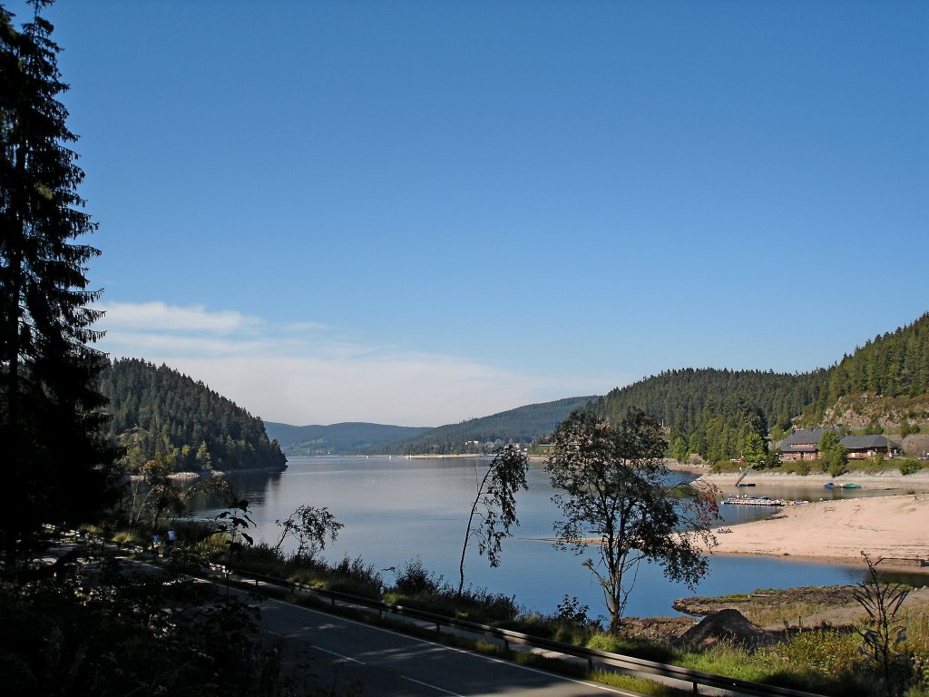 Blick ber den Schluchsee/Schwarzwald von Seebrugg aus, Juni 2010