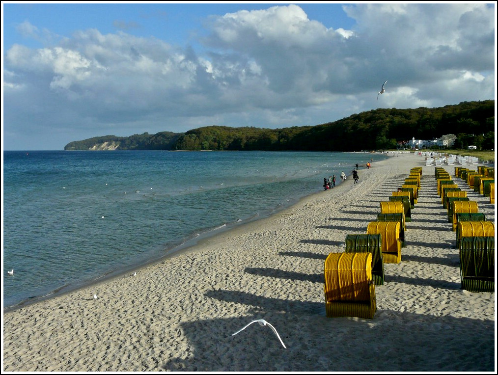 Blick ber den Strand in Binz am 22.09.2011 (Hans)