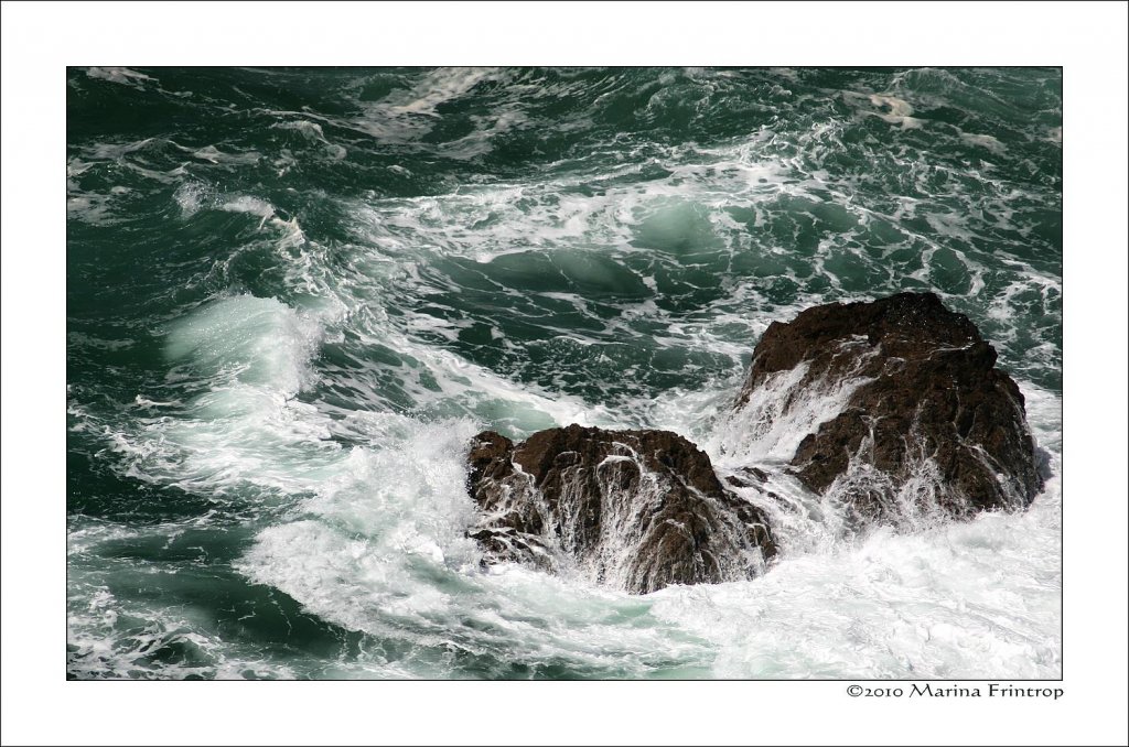 Brandung Kynance Cove, The Lizard - Cornwall, England