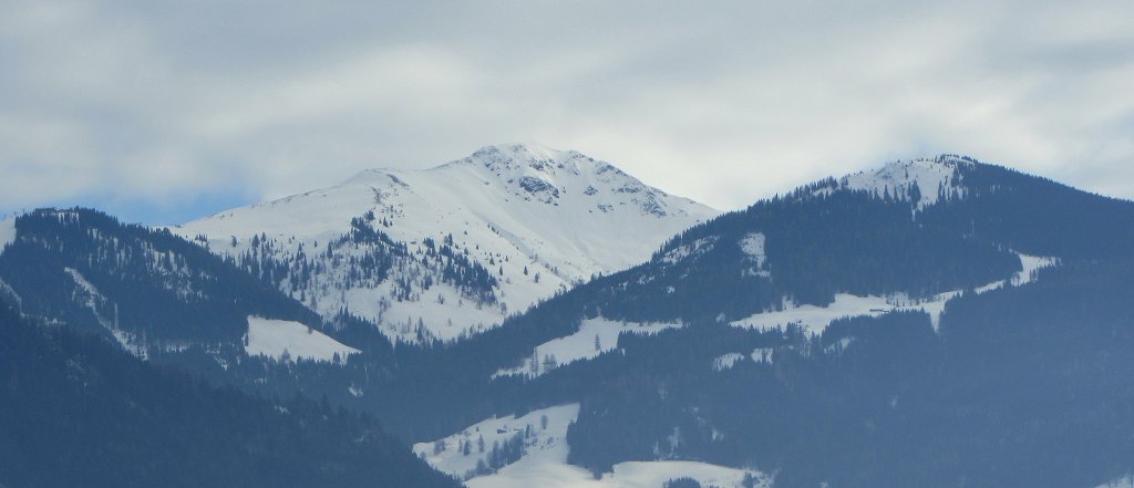 Das Alpbacher Wiedersberger Horn und die Hygna am 29.2.2012.