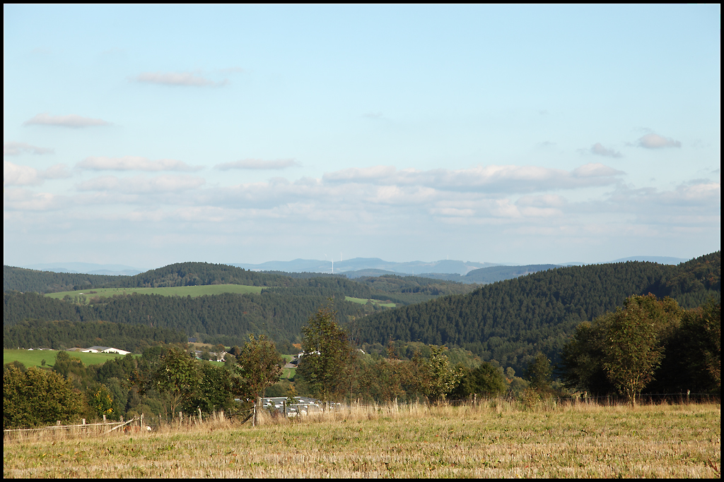 Das Sauerland in der Region Valbert. (29.09.2010)