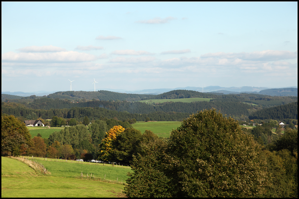 Das Sauerland in der Region Valbert. (29.09.2010)

