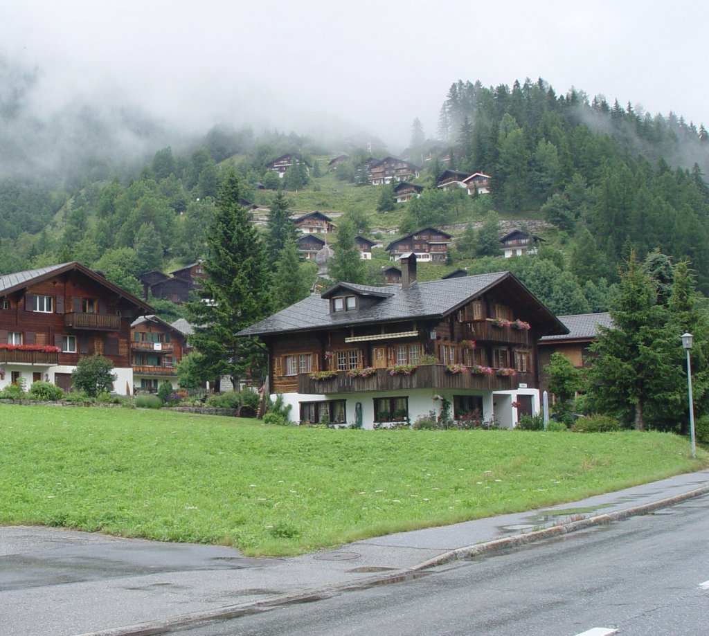 Der 12.07.2008 hat einen regnerischen und in den hheren Lagen Wolken verhangenen Vormittag. Nur langsam heben sich im Laufe des Tages die Wolken