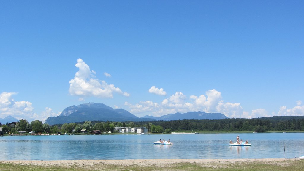 Der Faaker See am 2.7.2013.