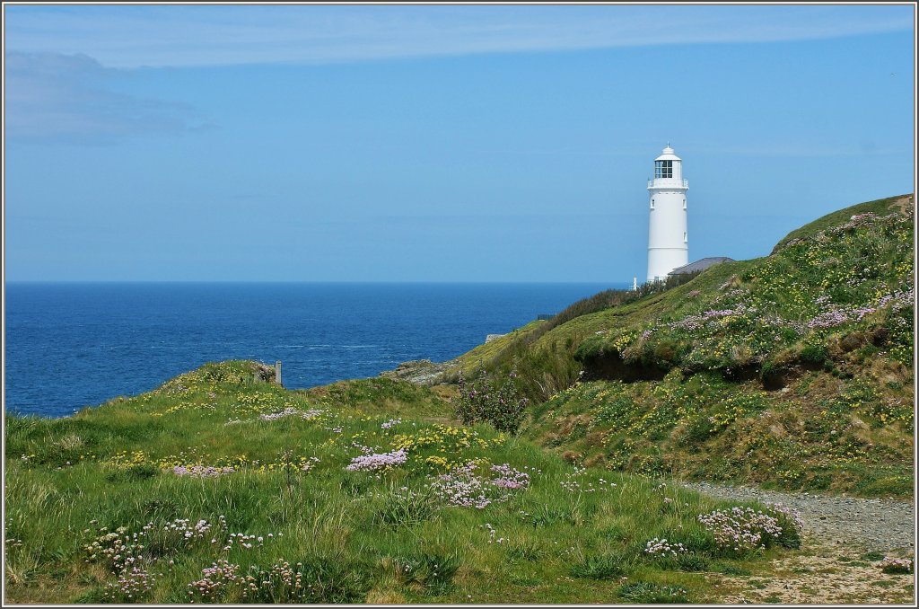 Der Leuchtturm am Trevose Head machte schon von weitem auf sich aufmerksam.
(11.05.2011)