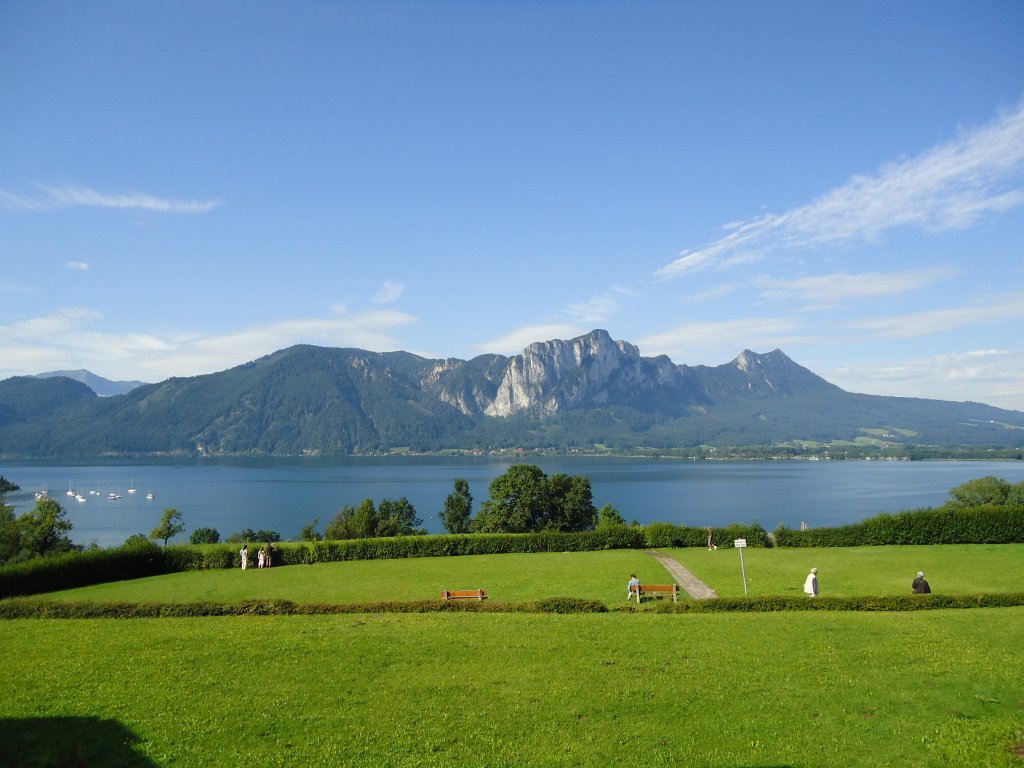 Der Mondsee in Oesterreich am 8. August 2010