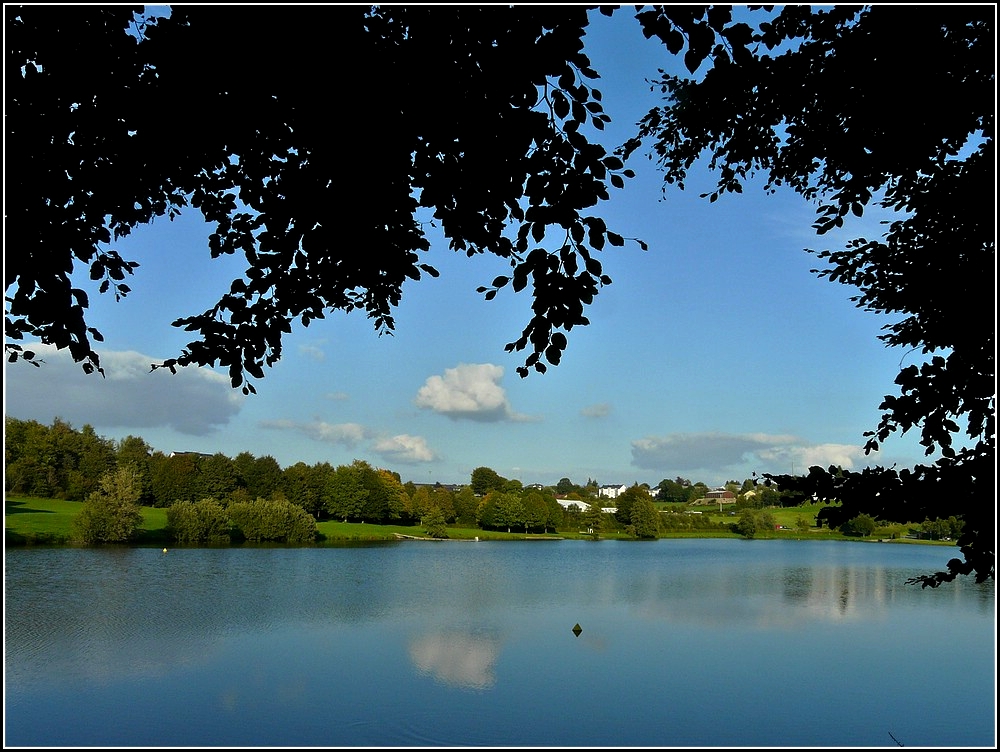 Der See in Weiswampach am Abend des 18.09.2010. (Jeanny)