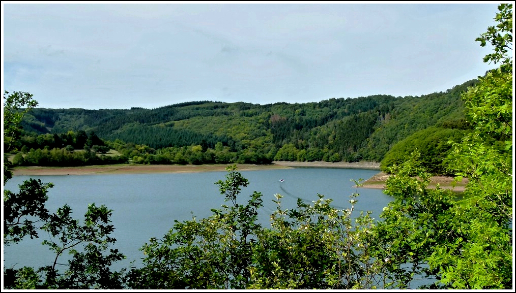 Der Stausee der Obersauer in der Nhe von Lutzhausen.10.09.2011 (Jeanny)