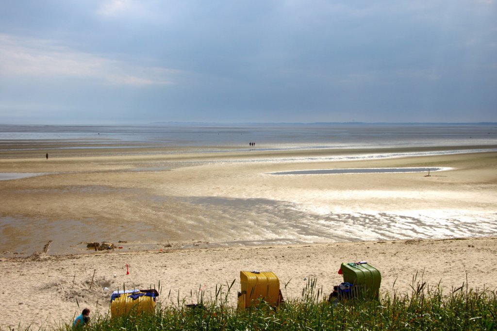 Der Strand von Goting auf der Insel Fhr am frhen Abend des 30.06.2012