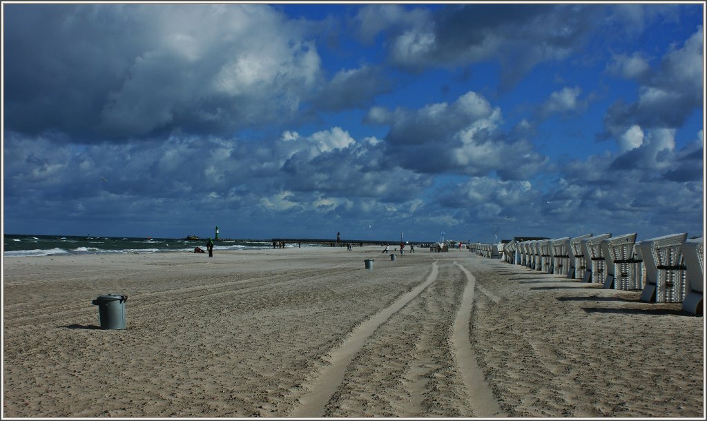 Der Strand von Warnemnde.
(19.09.2012)