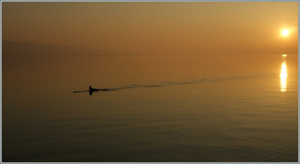 Der Tag und die Ruderpartie neigen sich dem Ende zu.
 14.03.2012