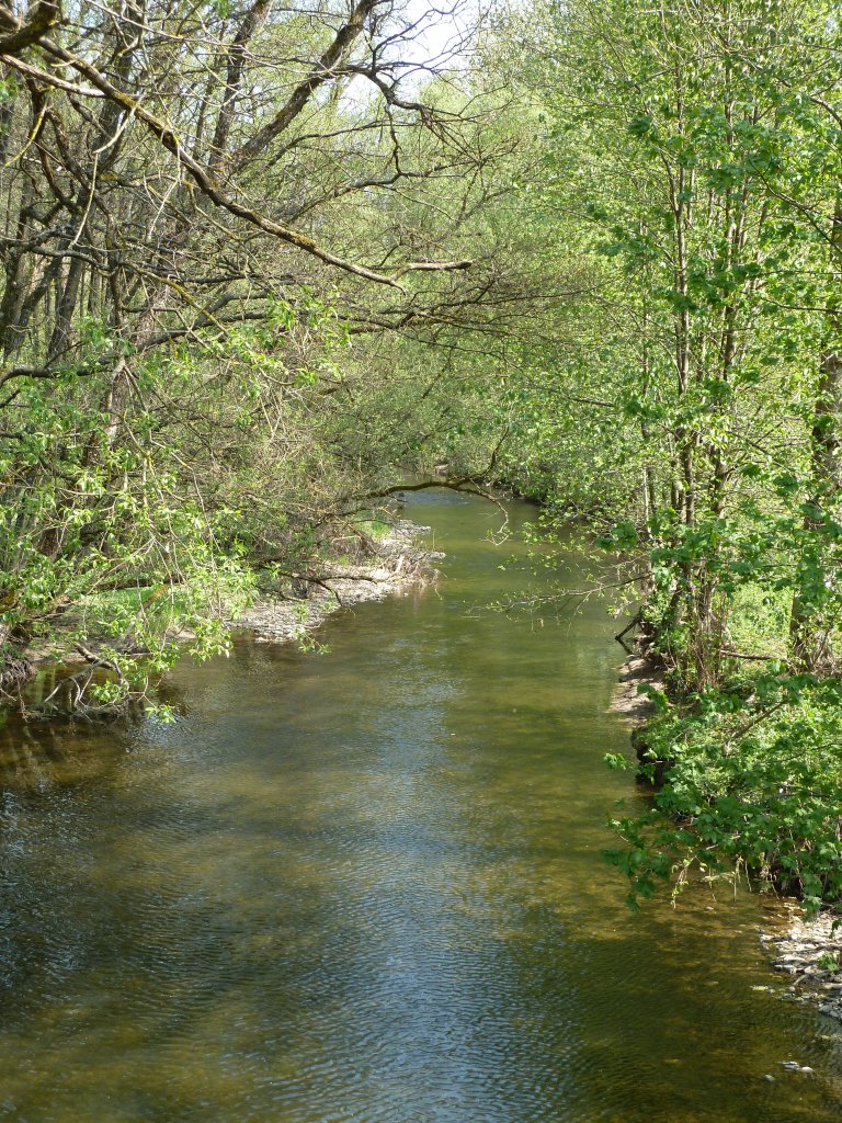 Deutschland, Rheinland-Pfalz, die Our, Grenzfluss zwischen Belgien und Deutschland