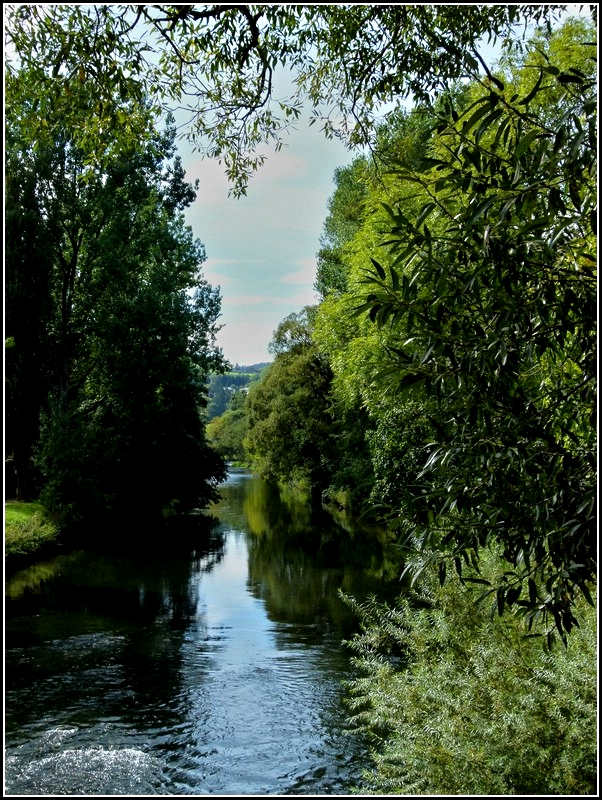 Die Alzette fliet durch die Stadt Ettelbrck. 19.09.2010 (Jeanny)