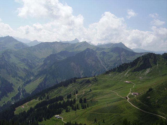 Die Berge rund ums Walmendinger Horn am 12.08.09