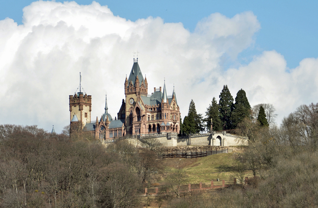 Die Drachenburg im Siebengebirge - 02.03.2010