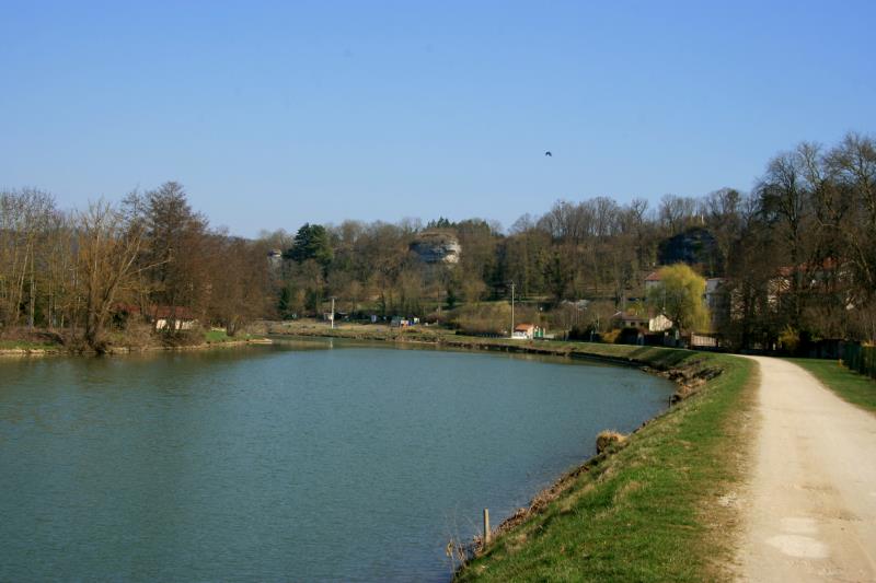 Die Meuse bei Saint-Mihiel; 25.03.2012