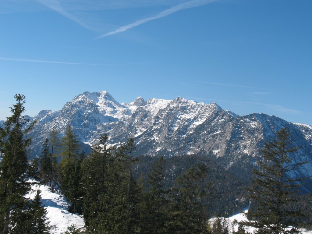 Die Reiteralpe bei Ramsau. Aufgenommen am 22.10.2010 vom Gipfel des Toten Mann.