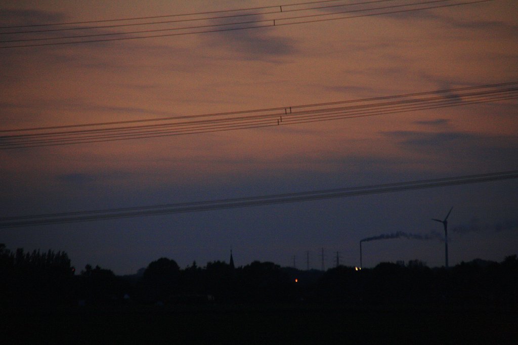 Die schner Abendstimmung ber Horbach aufgenommen in Kohlscheid-Bank am 30.6.2013.