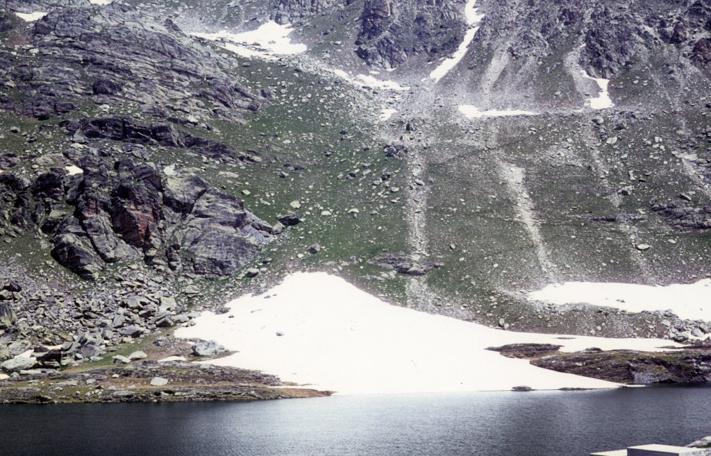 Département Alpes-Maritimes am 2. Juli 1972: Lac Long Supérieur (Refuge des Merveilles).