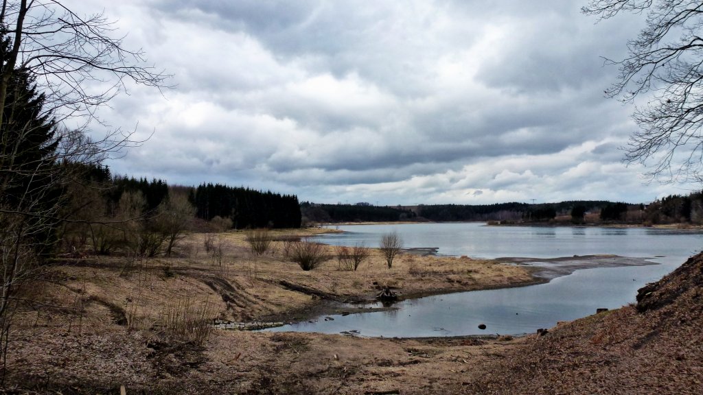 Ein Blick auf die Talsperre Zeulenroda. Foto 12.04.13