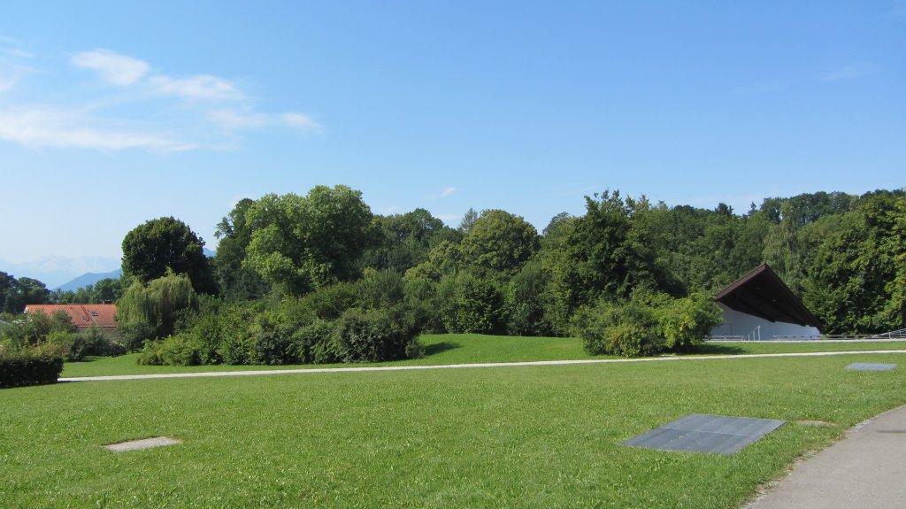 Ein groer Park in Murnau.(24.7.2012)