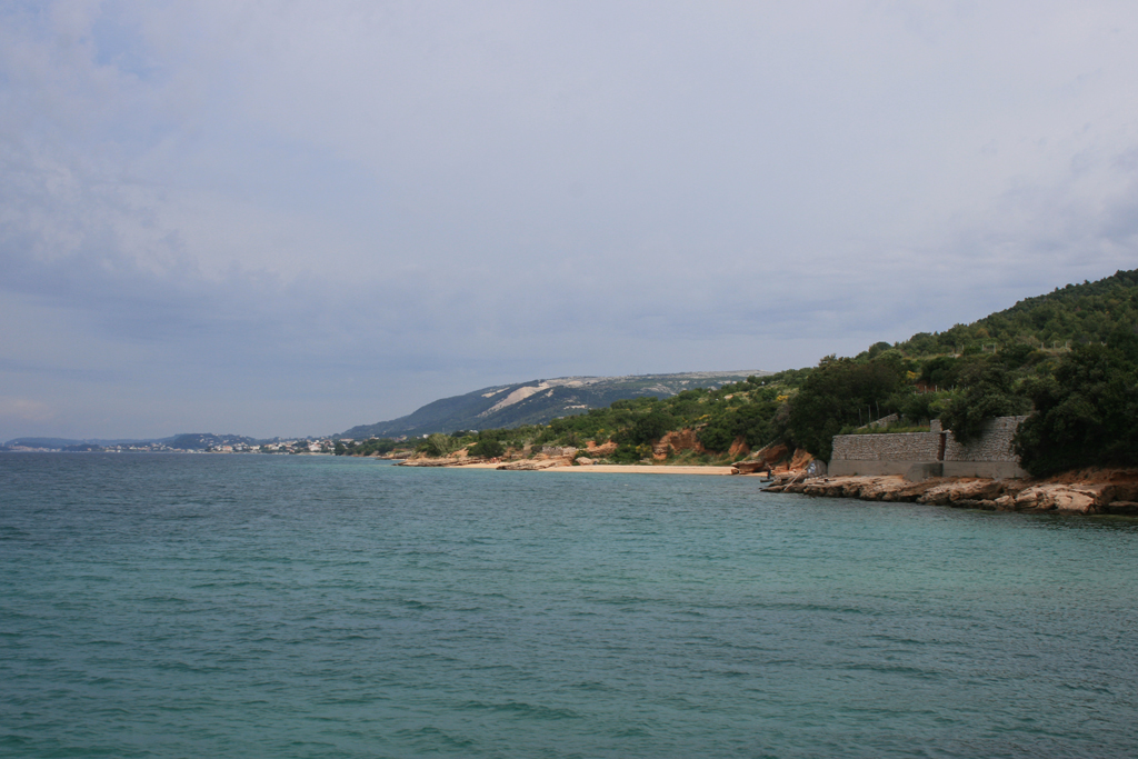 Ein kleiner Teil der Kste der Insel Rab. 30.05.2010.