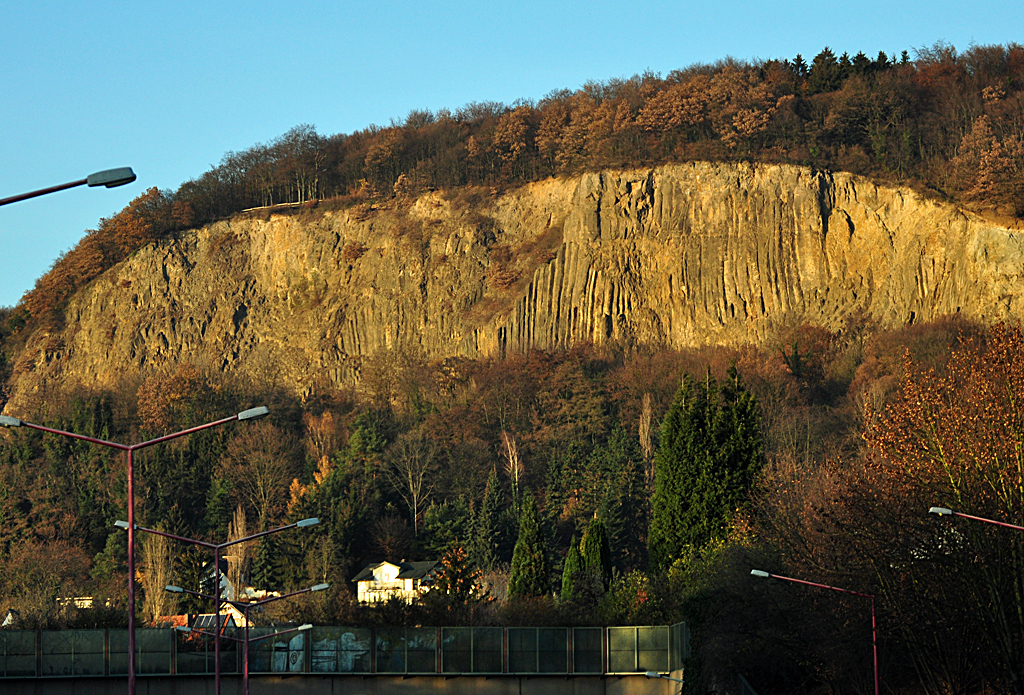 Felssteilwand /-abbruch bei Oberdollendorf - 28.11.2011