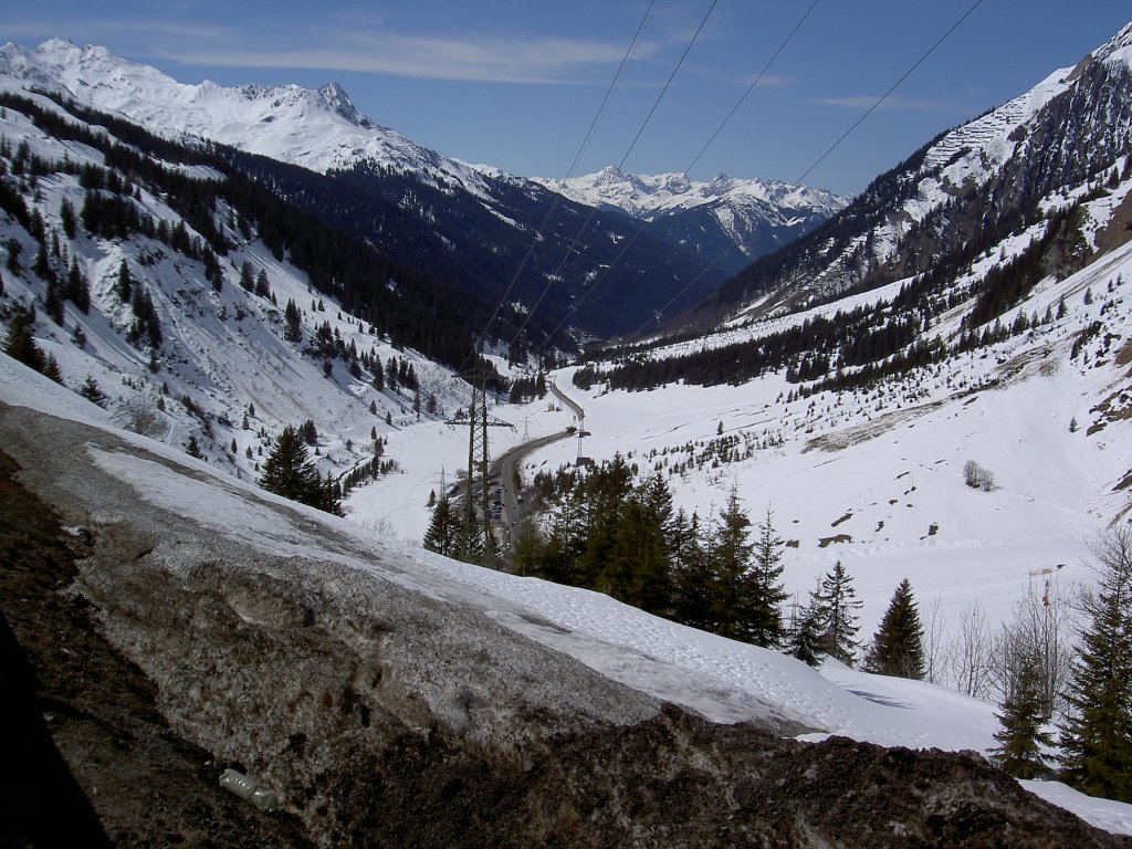 Flexenpass von St. Anton nach Lech a. Arlberg (14.04.2013)