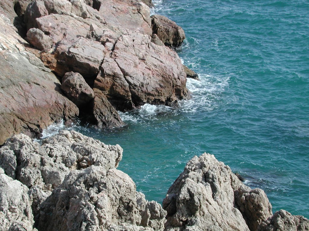 Frankreich, Languedoc-Roussillon, Hrault, Ste, das Mittelmeer von der Promenade Marchal Leclerc aus gesehen, 22.07.2010