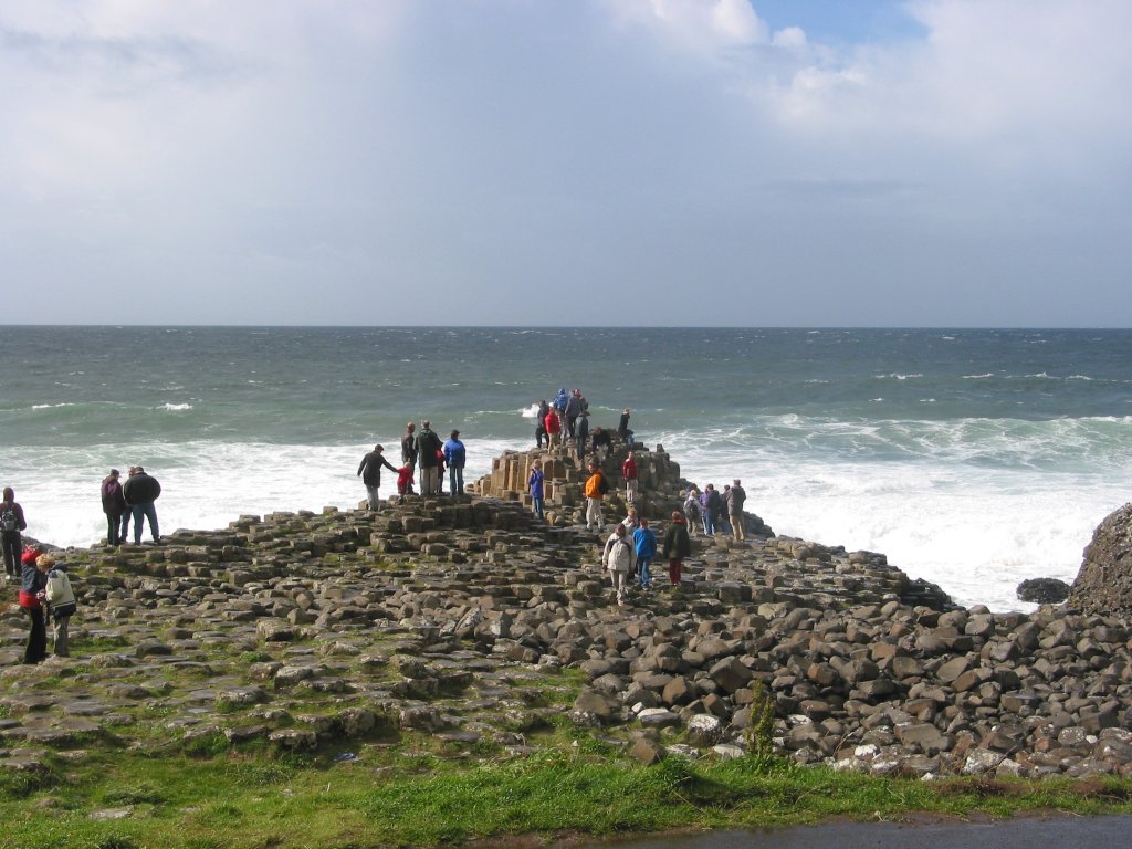 Giants Causeway am 29. August 2004