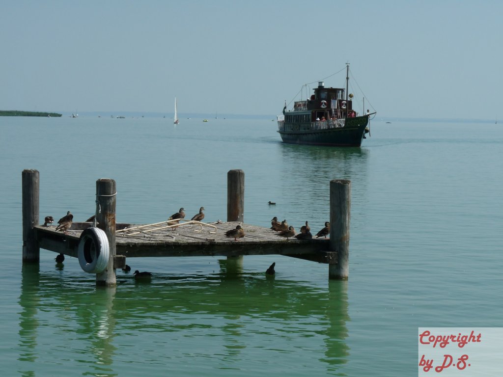 Hafeneinfahrt in Balatonfred