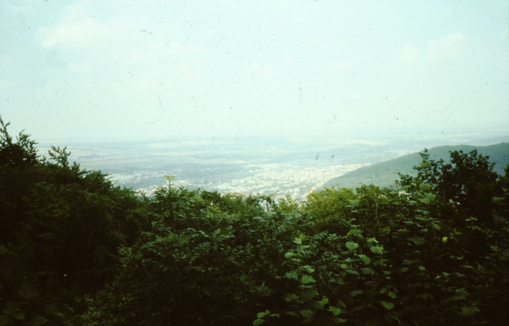 Harz, Blick auf Thale (August 1989)