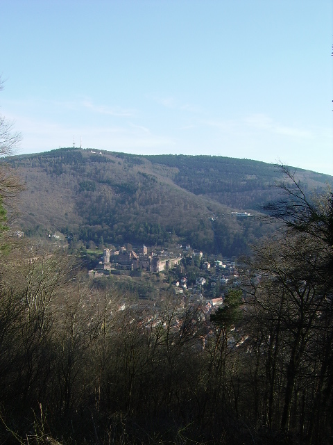 Heidelberg von Heiligenberg aus fotografiert am 20.03.11