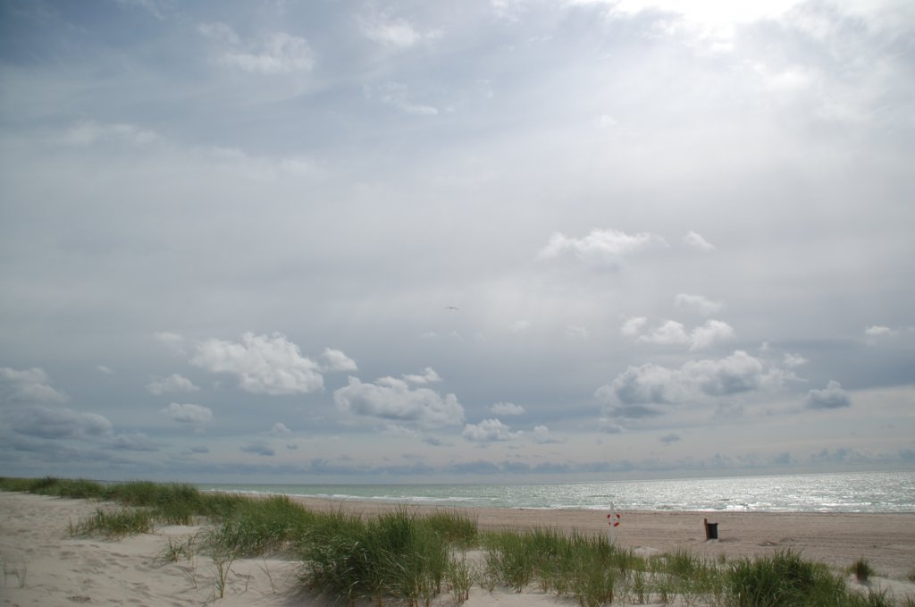 Houstrupstrand am Nachmittag 11.6.2011, Blick auf die Nordsee....