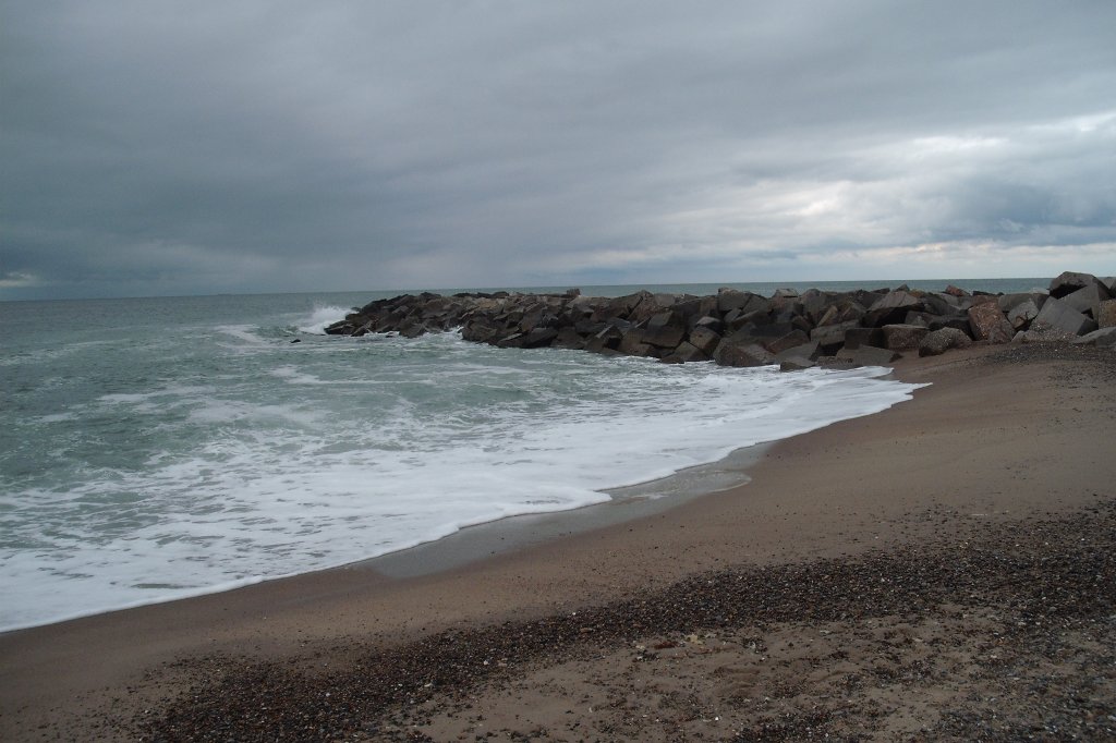 Im August 2010 am Nordseestrand bei Agger.