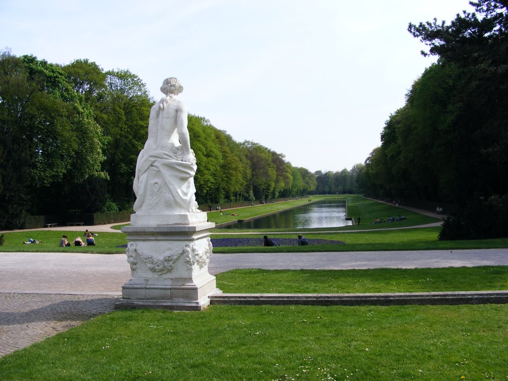 Im Park von Schlo Benrath in Dsseldorf, 28. April 2010.