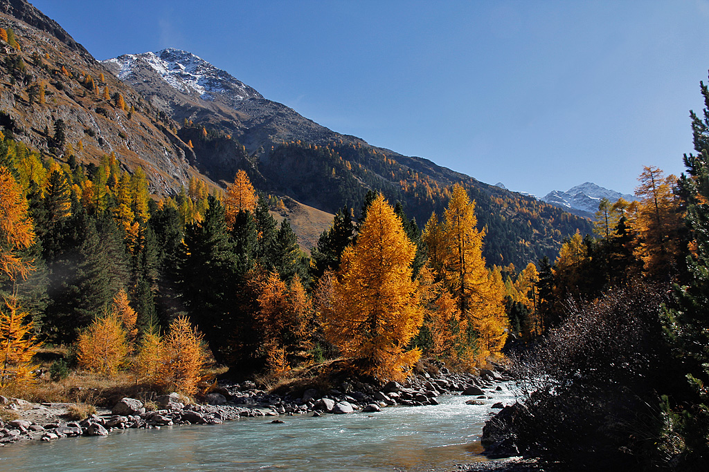 Im Val Roseg whrend Wanderung, 12. Okt. 2010, 14:44