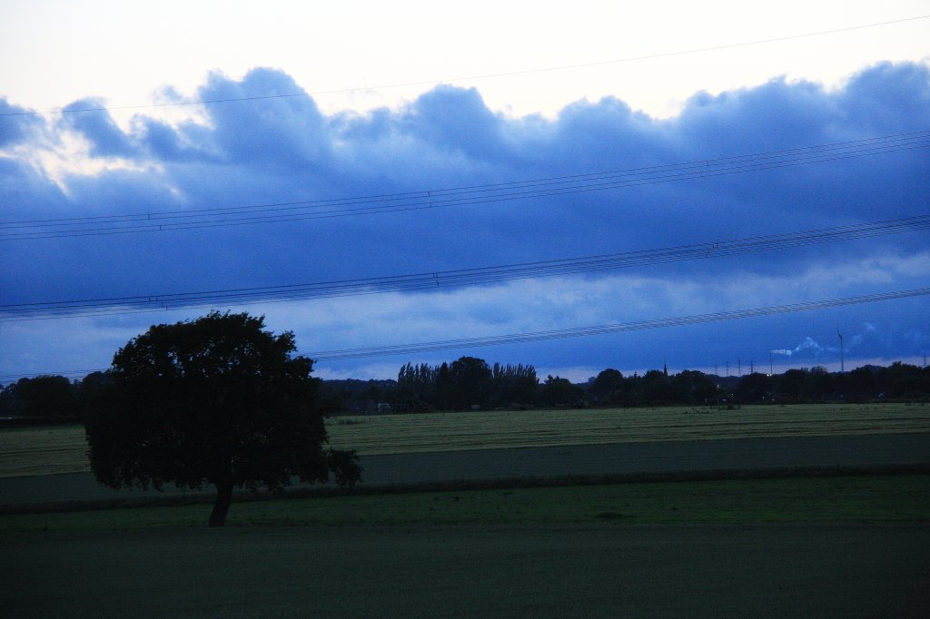 in der Abendstimmung  in Kohlscheid-Bank am 16.6.2012.