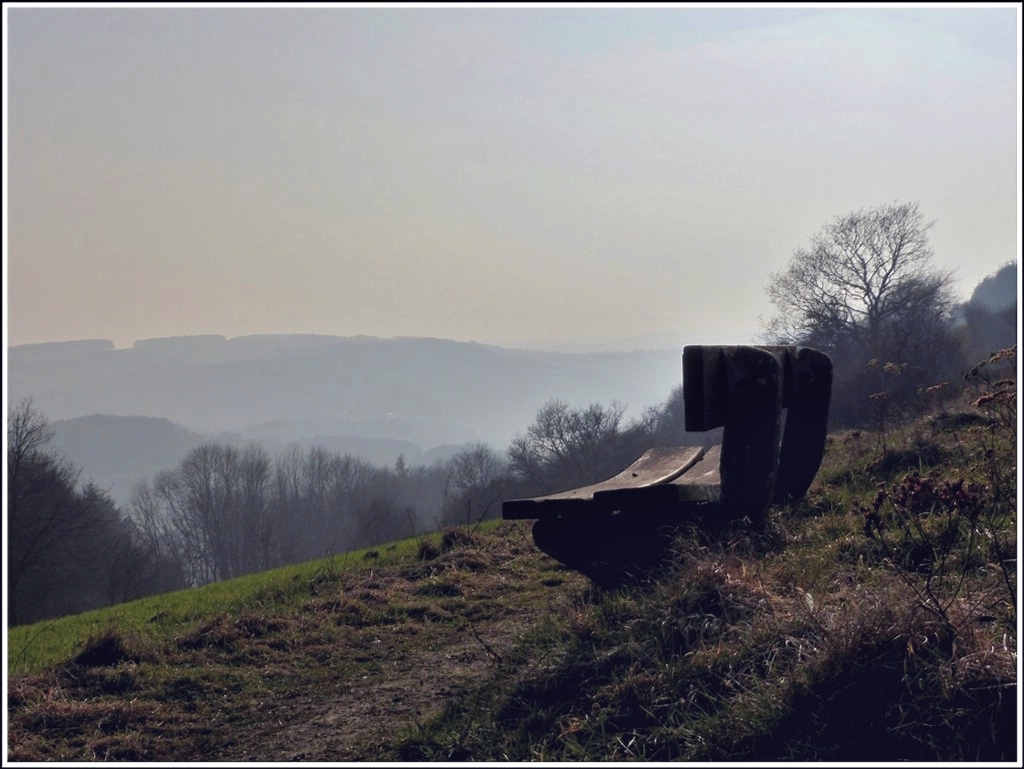 In Kaundorf beginnt ein Wanderweg in den Naturpark der Obersauer. 13.03.2012 (Jeanny)