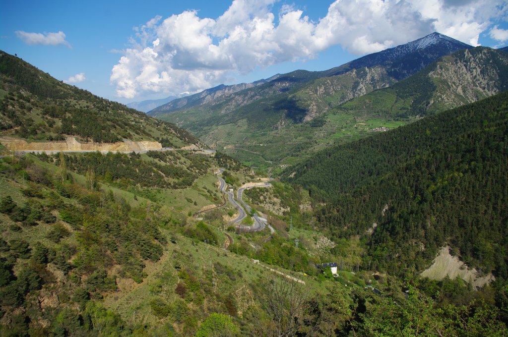 Katalonien, Pass bei Coll de Nargo Richtung Andorra (23.05.2010)