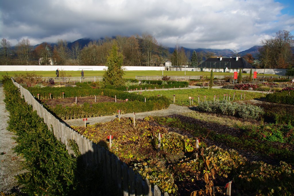 Klostergarten der Abtei Admont in der Steiermark (28.11.2009)