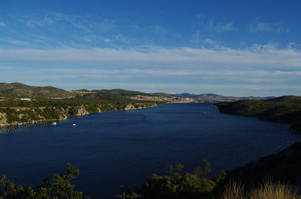 Krka Fluss bei Sibenik, Kroatien (08.10.2011)