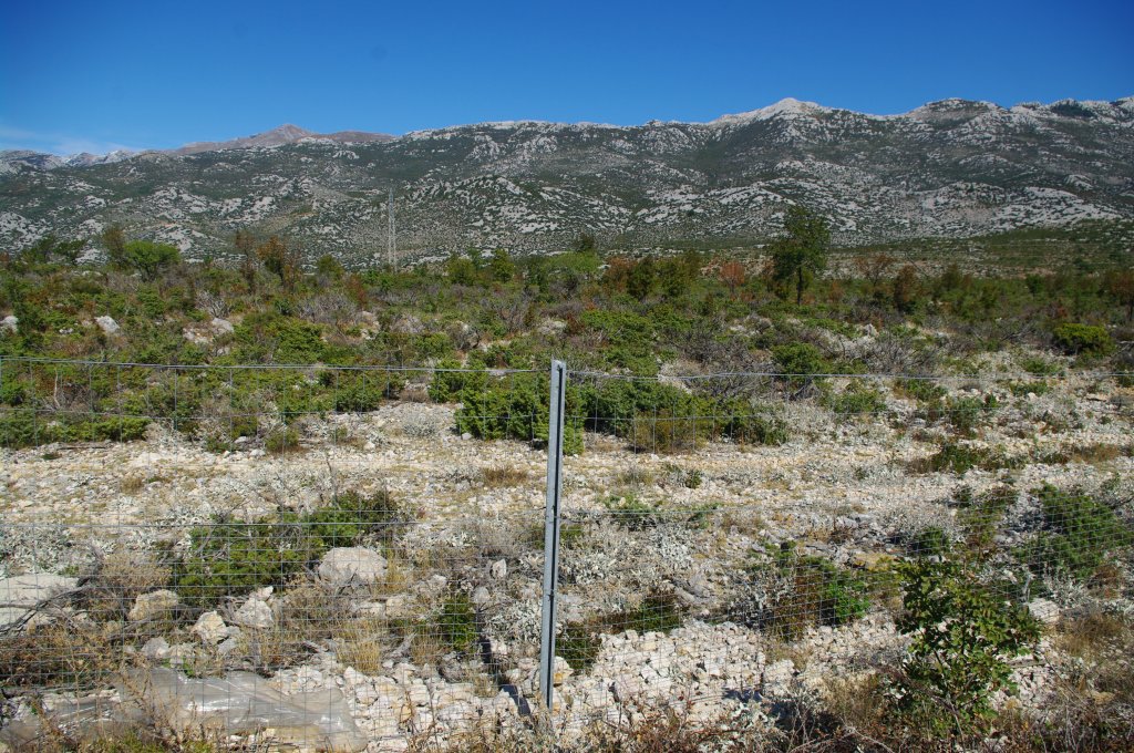 Kroatien, Malakapela Gebirge bei Zadar (08.10.2011)